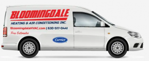 Bloomingdale Heating & air service truck