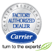 Carrier factory authorized dealer logo